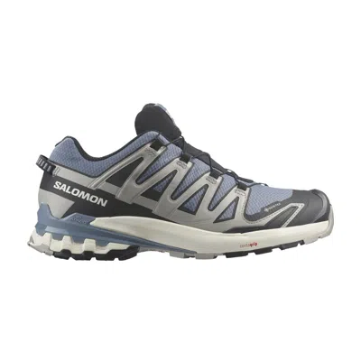 Pre-owned Salomon Xa Pro 3d V9 Gore-tex 'flint Stone Ghost Grey' In Blue