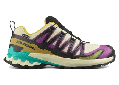 Pre-owned Salomon Xa Pro 3d V9 Goretex (women's) Sneakers In Transparent Yellow/black/waterfall