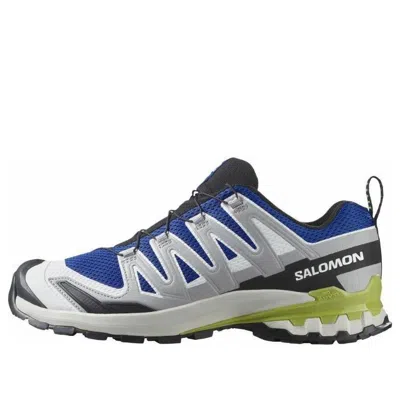 Salomon Xa Pro 3d V9 'nautical Blue Alloy Dark Citron'