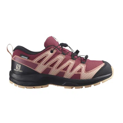 Pre-owned Salomon Xa Pro V8 Cswp Junior 'earth Red Almond Cream' | Pink | Kid's Size 13