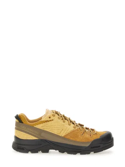 Salomon X-alp Leather Sneaker In Beige
