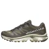 Salomon Low Xt-4 Og Dark Green Sneaker In Brown