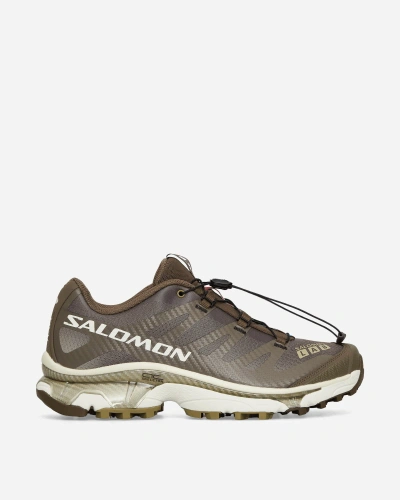 Salomon Xt-4 Og Aurora Borealis Sneakers Canteen / Transparent Yellow / Dried Herb In Brown