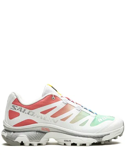 Salomon Xt-4 Og "green Ash Coral" Sneakers In White