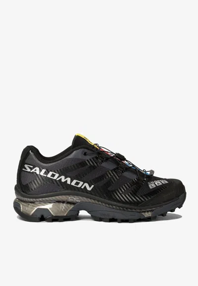 Salomon Low-profile Black Sneakers With Quick-lace System