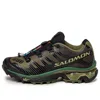 Salomon Performance-driven Black Mesh Sneakers In Black