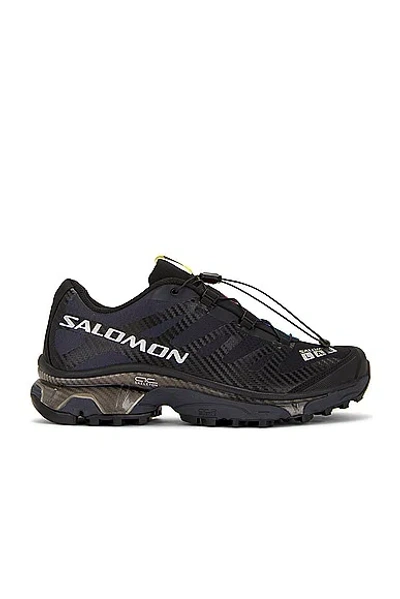 Salomon Streamlined Black Sneakers With Rugged Outsole And Breathable Upper