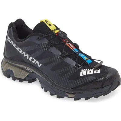 Salomon Streamlined Black Sneakers With Rugged Outsole And Breathable Upper