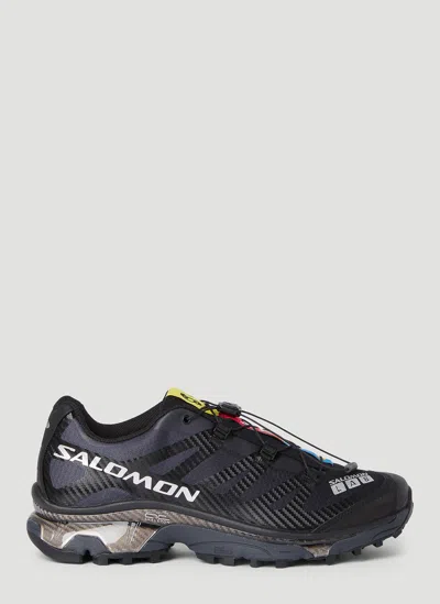 Salomon Streamlined Black Sneakers With Rugged Outsole And Breathable Upper