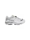 Salomon Mesh Panels Round Toe Rubber Sole Sneakers In White