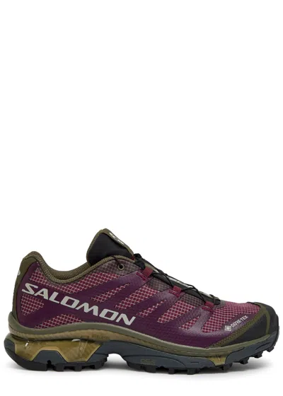 Salomon Xt-5 Og Gtx Panelled Mesh Sneakers In Purple
