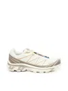 Salomon Fabric Xt-6 Sneakers Mesh Panels In Neutral
