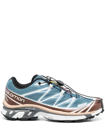 Salomon Xt-6 Aegean Lace-up Sneakers In Blue
