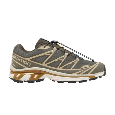 Pre-owned Salomon Xt-6 'beluga Dull Gold' In Brown