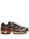 SALOMON XT-6 "CHOCOLATE PEACH" SNEAKERS