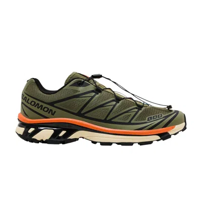 Pre-owned Salomon Xt-6 'deep Lichen Green Marmalade' | Men's Size 9.5