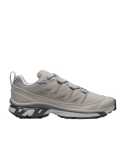 Salomon Xt-6 Expand Leather Sneakers In Gray