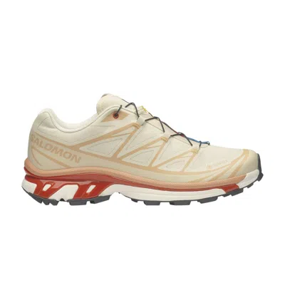 Pre-owned Salomon Xt-6 Gore-tex 'almond Milk Burnt Ochre' | Cream | Men's Size 6.5 In White