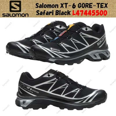 Pre-owned Salomon Xt-6 Gore-tex Black Footwear Silver L47450600 Men's Size