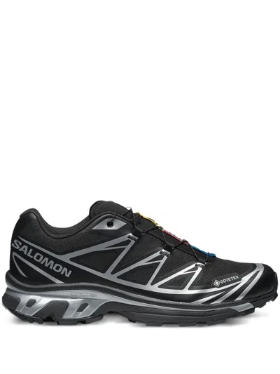 SALOMON XT-6 GORE-TEX "BLACK/SILVER" SNEAKERS