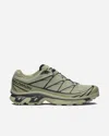 Salomon Xt-6 Tpu-trimmed Gore-tex Mesh Sneakers In Green