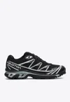 Salomon Mens Black Black Silver Xt-6 Gtx Quick-lace Mesh Low-top Trainers In Black