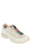 Salomon Beige Xt-6 Gore-tex Sneakers With Adjustable Closure In Oxford Tan/almond Milk