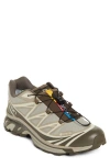 Salomon Xt-6 Gore–tex® Waterproof Sneaker In Kaki/brown/turtledove