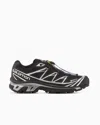 Salomon Performance-driven Xt 6 Gtx Sneakers Featuring Quicklace Technology In Black Black Ftw Silver