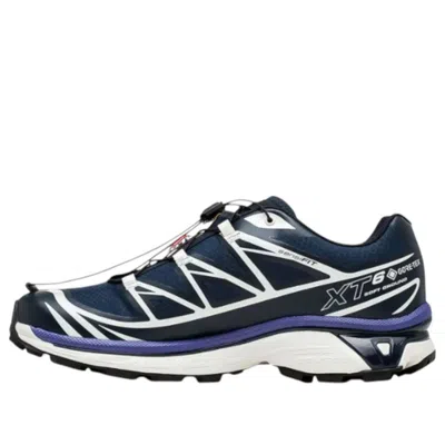 Salomon Xt-6 Gtx 'carbon Vanilla Ice' In Blue