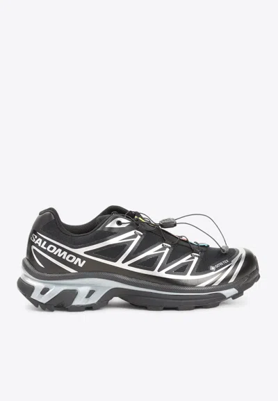 Salomon Xt-6 Gtx Low-top Sneakers In Black