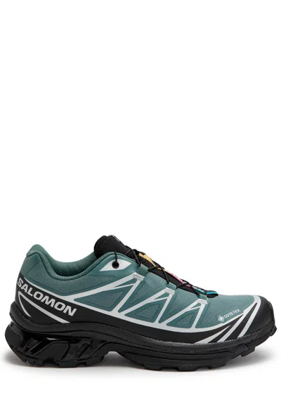 Salomon Xt-6 Gtx Panelled Mesh Sneakers In Black