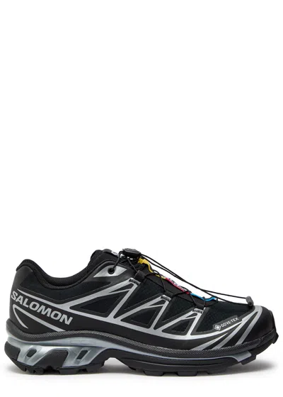 Salomon Performance-driven Xt 6 Gtx Sneakers Featuring Quicklace Technology In Black