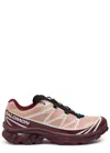 Salomon Xt-6 Gtx Panelled Mesh Sneakers In Pink