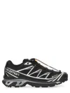 Salomon Mens Black Black Silver Xt-6 Gtx Quick-lace Mesh Low-top Trainers In Black