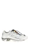 Salomon 'xt-6 S/lab' White Sneakers With Drawstring In White