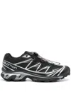 Salomon Performance-driven Xt 6 Gtx Sneakers Featuring Quicklace Technology In Black Black Ftw Silver
