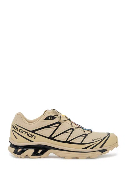 Salomon Xt-6 Gtx Sneakers In Beige