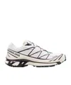 Salomon Two-tone Mesh And Fabric Xt-6 Sneakers In White