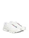 Salomon Cream Fabric And Rubber Xt-6 Sneaker For Unisex In White