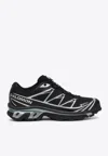 Salomon Mens Black Black Silver Xt-6 Gtx Quick-lace Mesh Low-top Trainers