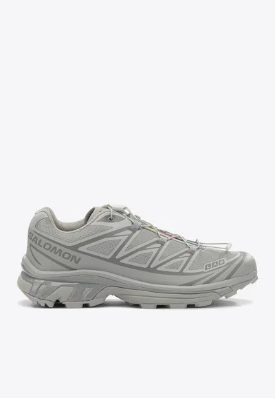 Salomon Xt-6 Low-top Sneakers In Gray