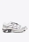 Salomon Low Top Sneakers With Mesh Upper And Rubber Outsole In White