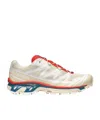 Salomon Xt-6 Sneakers Aloe Milk / Sand / Aurora Red In White