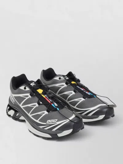 Salomon Xt 6 Mesh Upper Sneakers In Black