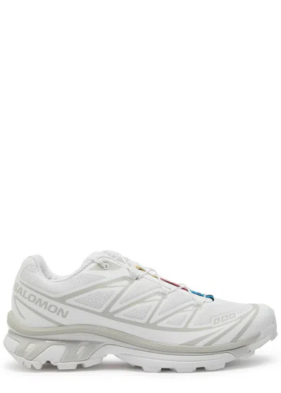 Salomon Xt-6 Panelled Mesh Sneakers In White