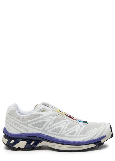 Salomon Xt-6 Panelled Mesh Sneakers In White