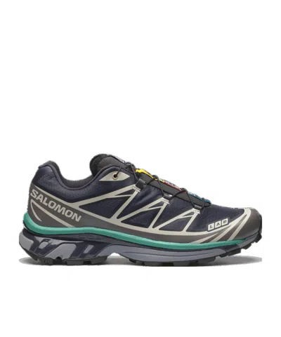 Salomon Xt-6 Panelled Sneakers In Black