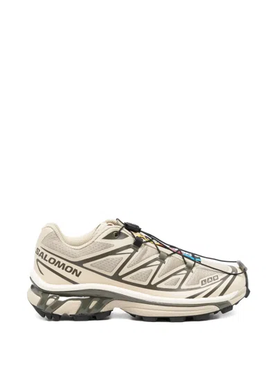 Salomon Xt-6 Panelled Sneakers In Neutral