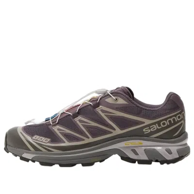 Salomon Xt-6 'plum Kitten Gull' In Brown